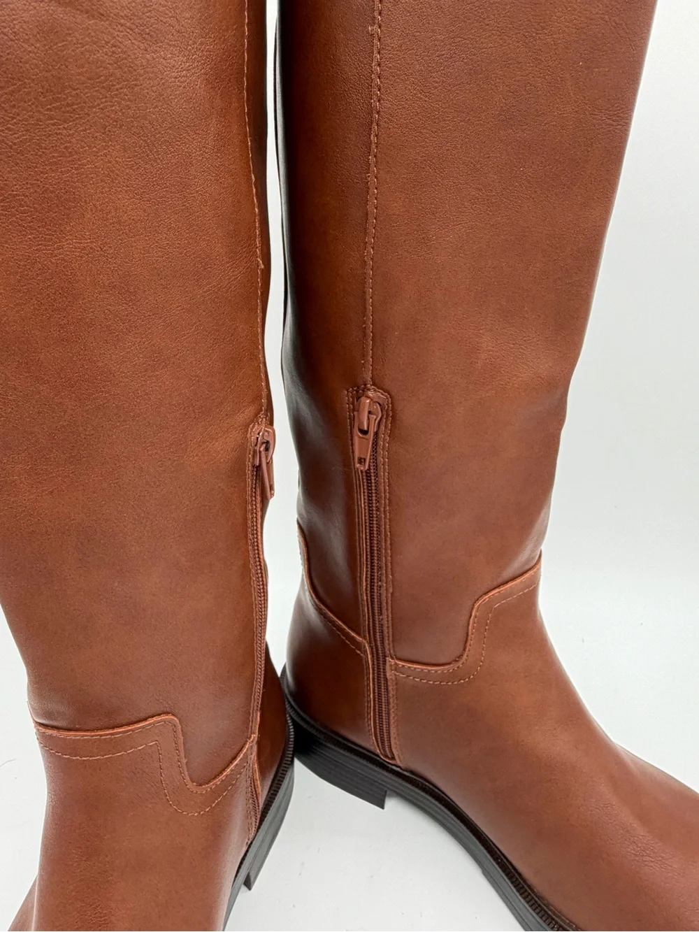 Dolce Vita Women's Over-The-Knee Cognac Leather Boots